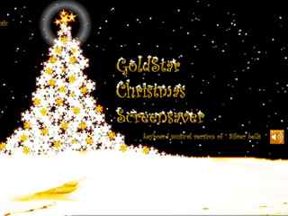 圣诞雪景屏保 -GoldStar Christmas w music ScSv